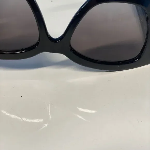 Ferragamo 53mm Black Square oversized Sunglasses​​​​​ display picture 1
